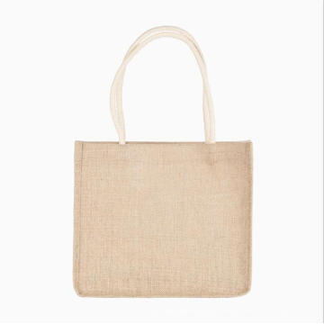 China Manufacturer Eco Friendly Natural Jute Shopping Bagscustom Waterproof Burlap Tote Bag